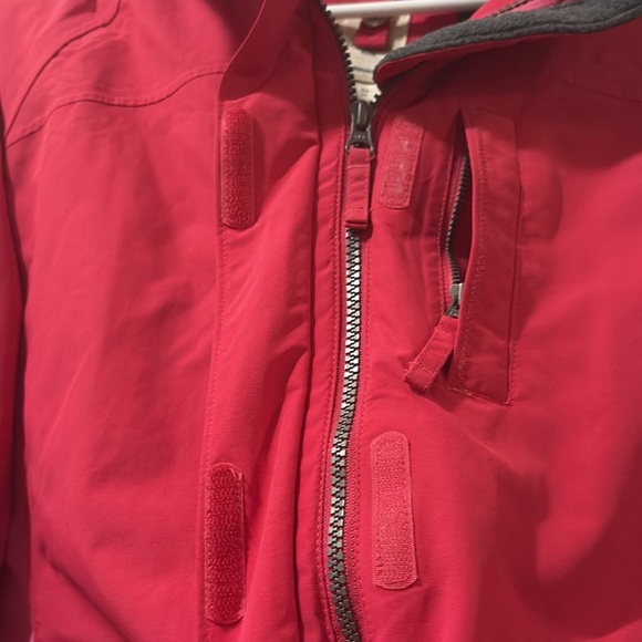 Lands' End Kids pink and Red and Gray Squall Jacket - size XL 16 - Picture 4 of 11